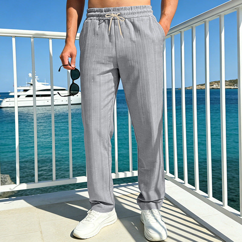 Mens Loose-fitting, Breathable Casual Athletic Pants