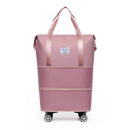 Double-Layer Travel Bag with Wet/Dry Separation, Lightweight Maternity Package