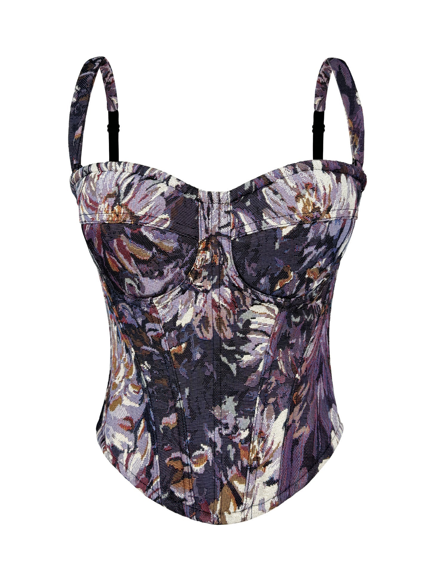 Cross-border New Sexy Strapless Top Sling Inner Lace Outer Wear Pad Retro Court Style Fishbone Bra