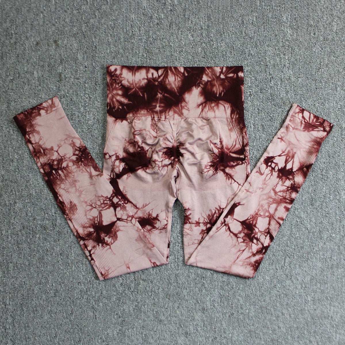Women's Printed Tie-dye Seamless Skinny Yoga Pants