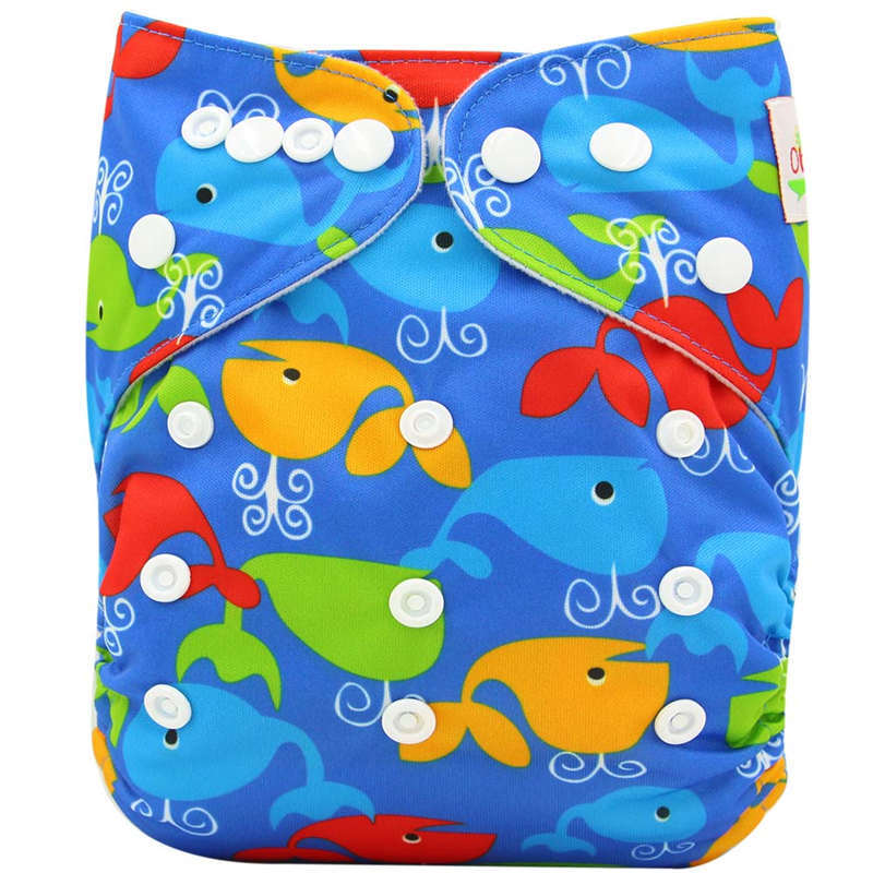 Washable Baby Cloth Diaper Breathable Diaper Pants 0-3 Years Old Baby Adjustable Diaper Leak-proof Diaper