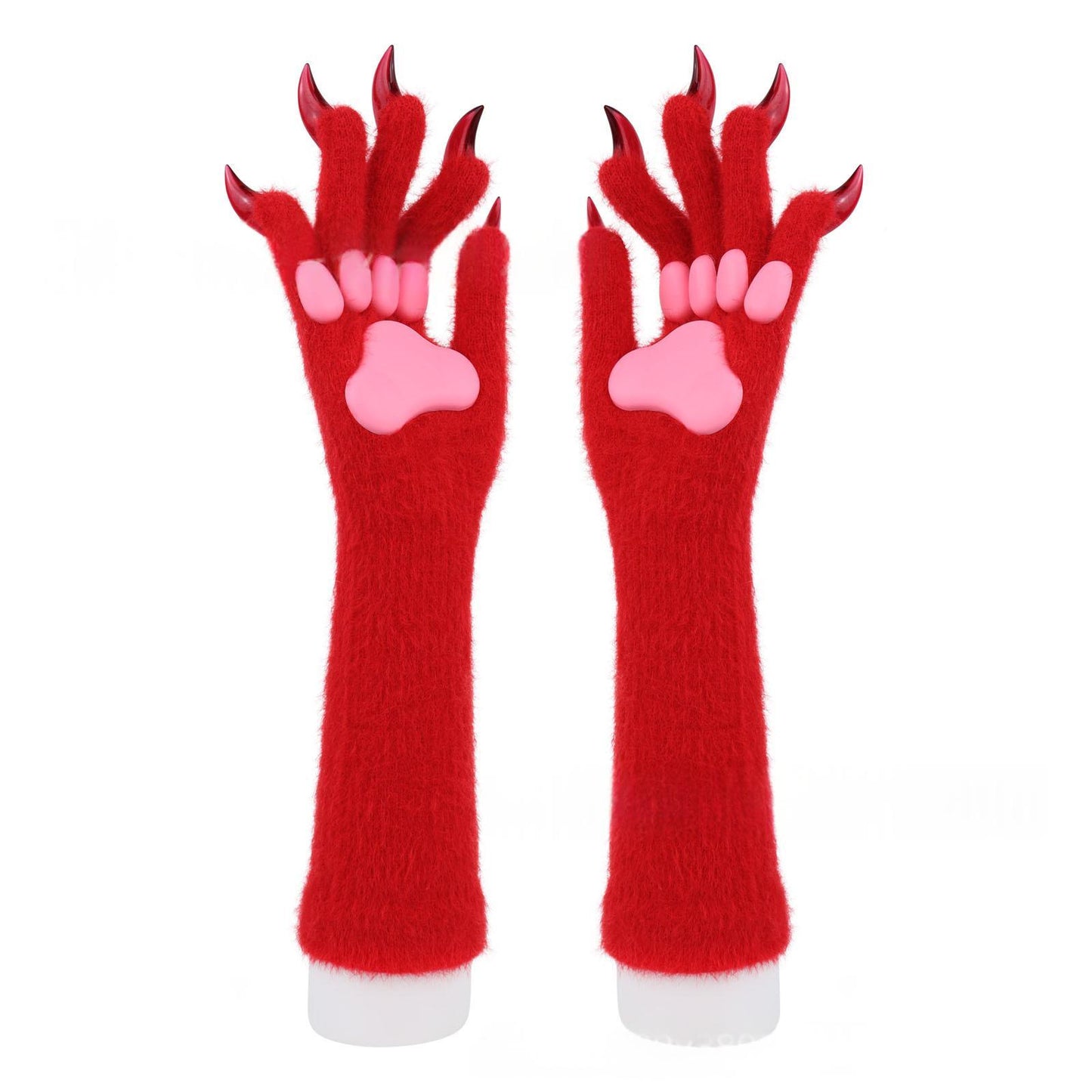 Halloween Silicone Meat Mat Long Gloves