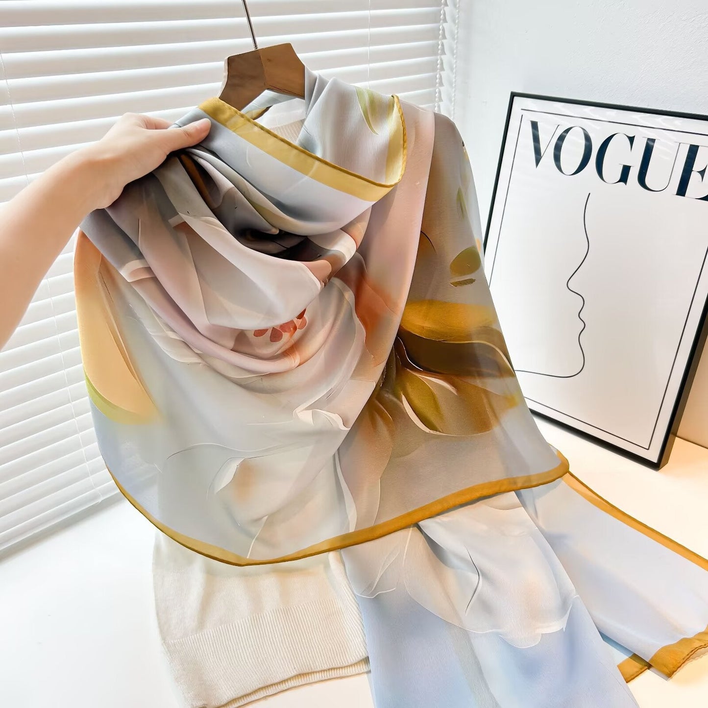Silk Sun-protection Versatile Beach Scarf