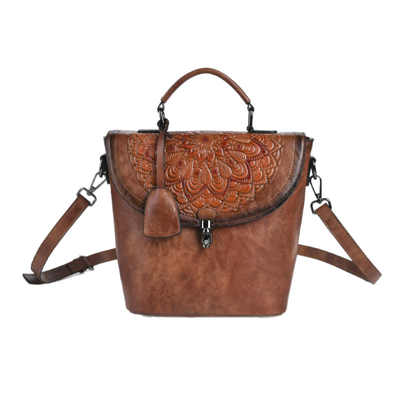 Handheld And Crossbody Versatile Bucket Bag