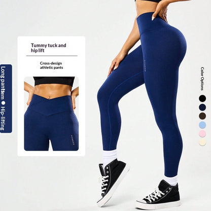 Womens Tight-Fitting Hip-Lifting Yoga Pants