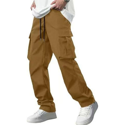 Men's Leisure Cargo Drawstring Pants