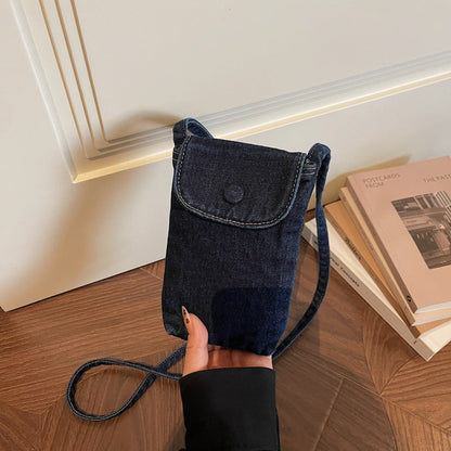 Simple Crossbody Casual Mini Denim Shoulder Bag