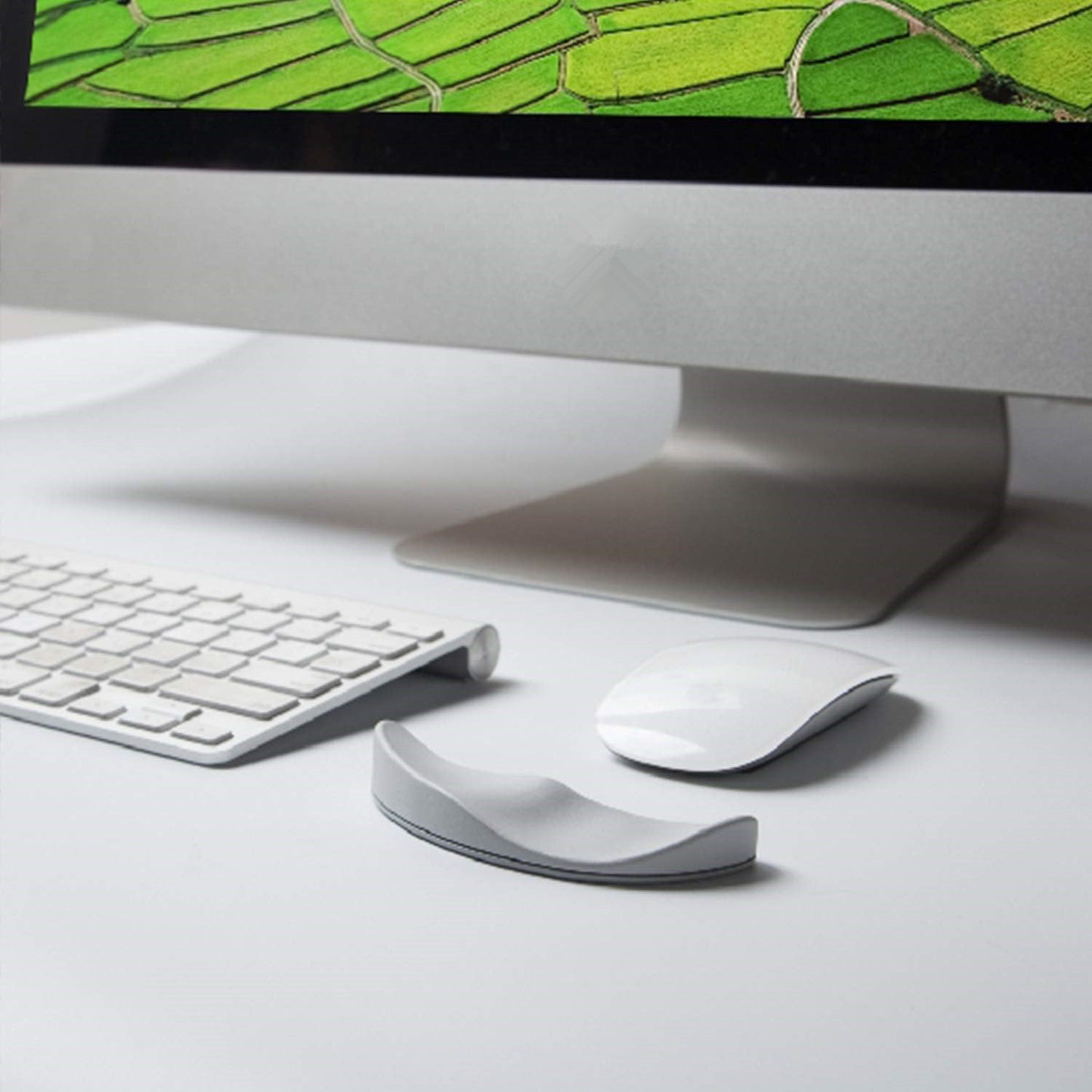 Ergonomic Silicone Gel Mouse Pad with Wrist Rest