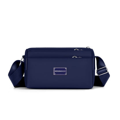 Multi Layer Women's Shoulder Bag, Simple And Versatile, Crossbody Mother Bag, Large Capacity, Fashionable Three-dimensional Cylindrical Bag