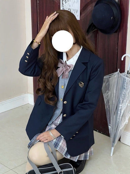 Preppy-style Tailored Blazer For Women