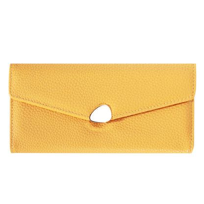Women's Lychee-pattern Clutch Wallet Fashionable Cardholder Multi-functional