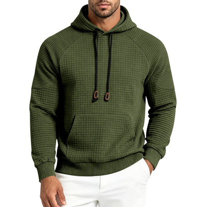 Mens Loose-Fit Versatile Hooded Sweatshirt For Sports Outdoors And Commuting