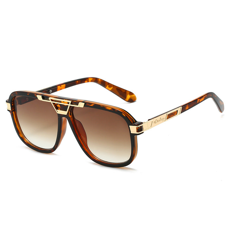 Womens UV-Protective Stylish Dual-Beam Sunglasses