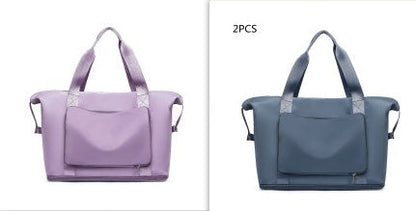 Foldable Large Capacity Women Gym Bags Shoulder Bag Women Training Travel Handle Handbag Yoga Sport Crossbody Tote Bag Women