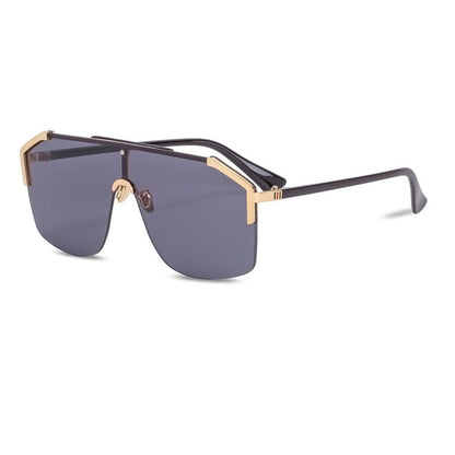 New Year's New Large-Frame Sunglasses For Women, The Same Style As European And American Internet Celebrities, Versatile Sunglasses For Women, Trendy Outdoor Sunglasses