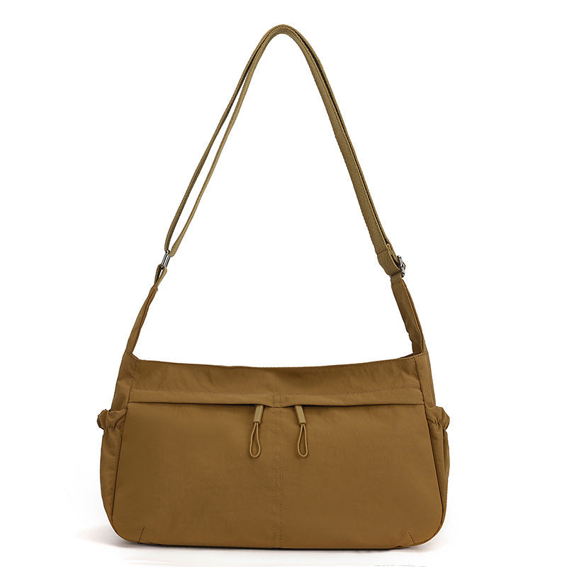 New Women's Crossbody Bag, Large Capacity, Lightweight, Casual Shoulder Bag, Simple Commuting, Multifunctional Student Handbag