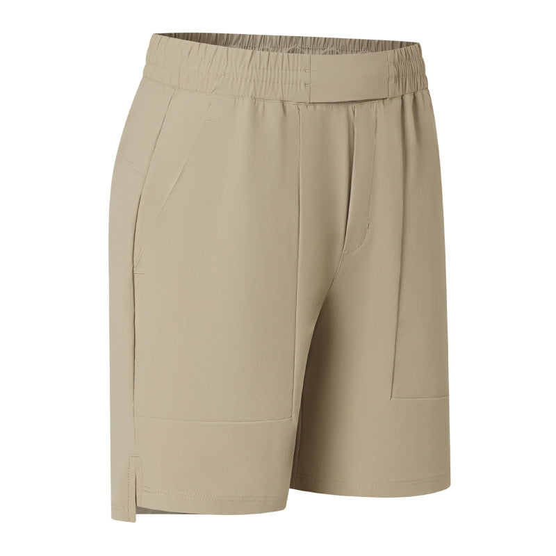 Lulu's New Summer Outdoor Ice Silk Shorts For Men, Quick-Dry Casual Sports Pants For Commuting, Running, And Fitness