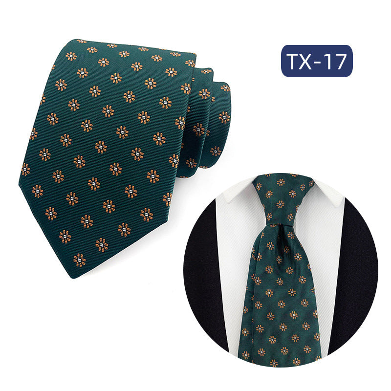 Mens Jacquard Woven Business-casual Tie