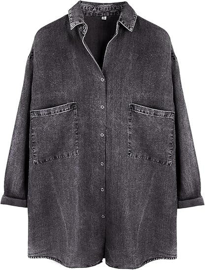 Summer-Autumn Tencel Denim Shirt For Women