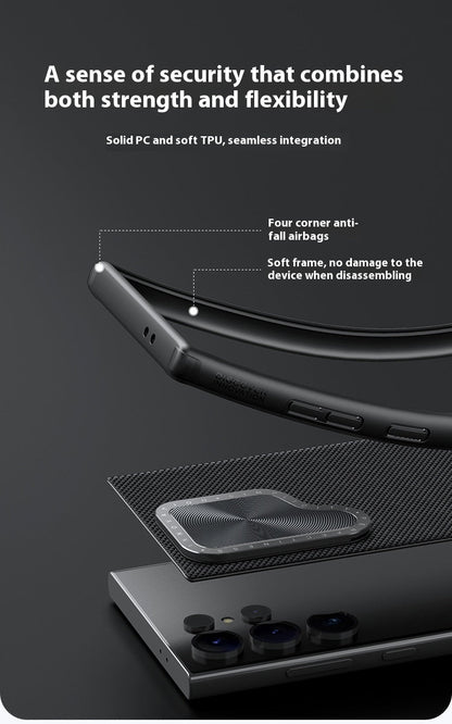 Magnetic Phone Case Lens Bracket Privacy Protective Sleeve