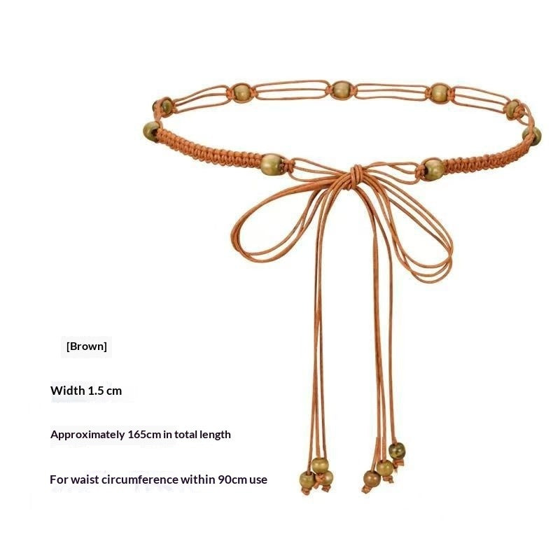 Bohemian Woven Waist Chain Womens Skirt Belt