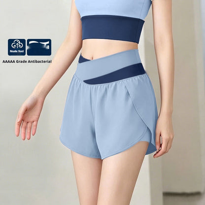 Sports Bra And High-waisted Tummy-control Shorts