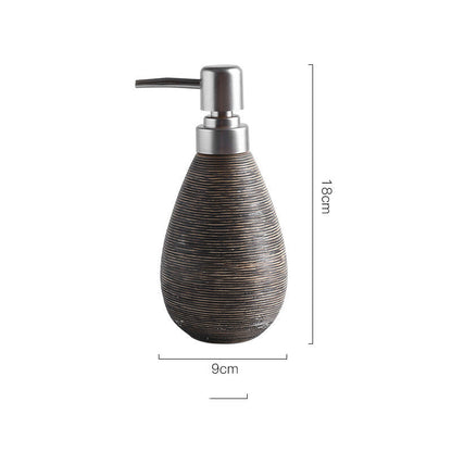 Bathroom Ceramic Shower Gel Lotion Bottle
