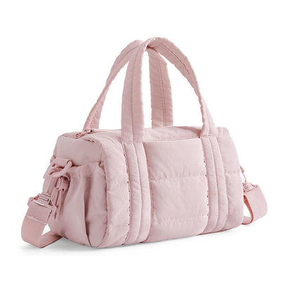Puffed Quilted Mini Fitness Bag With Detachable Shoulder Strap