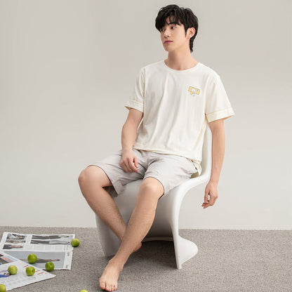 Cotton Pajamas New Boys Casual Homewear Two-piece Suit