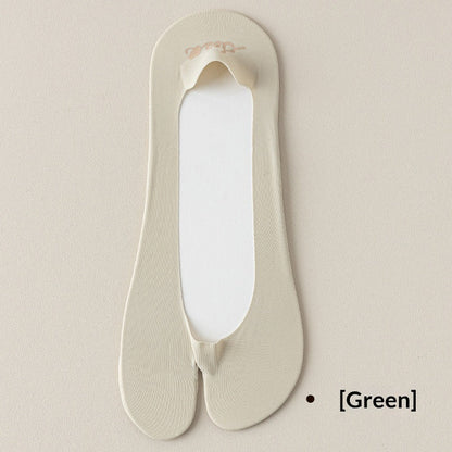 Two-toe Socks Low-cut Invisible Sweat-absorbing And Deodorant