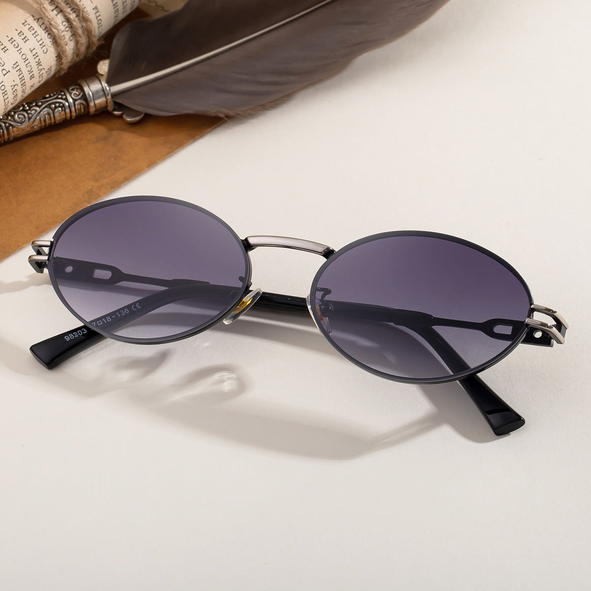 Oval Sun-protective Personalized Outdoor Sunglasses