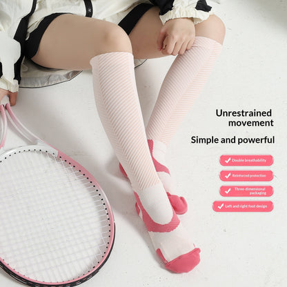 Womens Summer Sports Long Stretch Socks