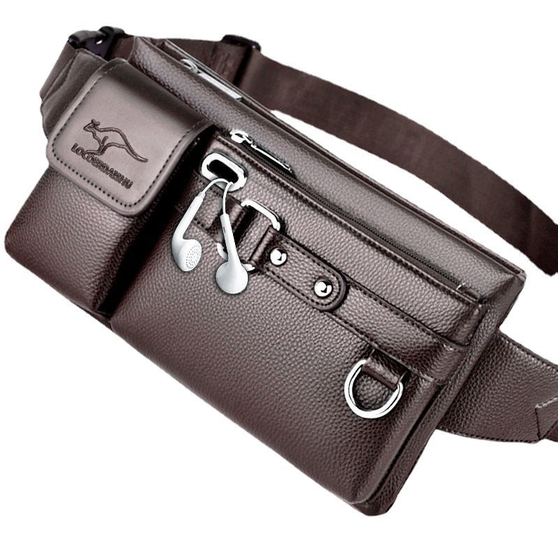 Men's Waist Bag Large-Capacity Multifunction Crossbody Bag