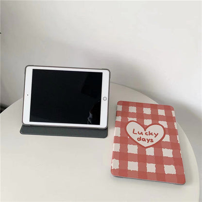 Apple-Compatible Tablet Soft Leather Protective Case
