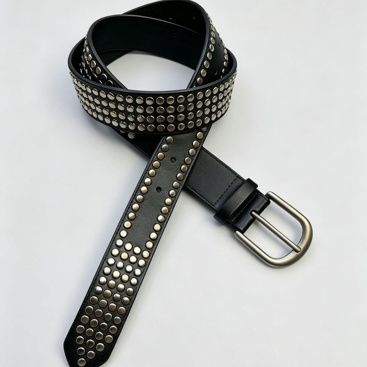 Black And White Minimalist Fashion Belt