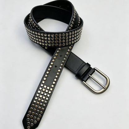 Black And White Minimalist Fashion Belt