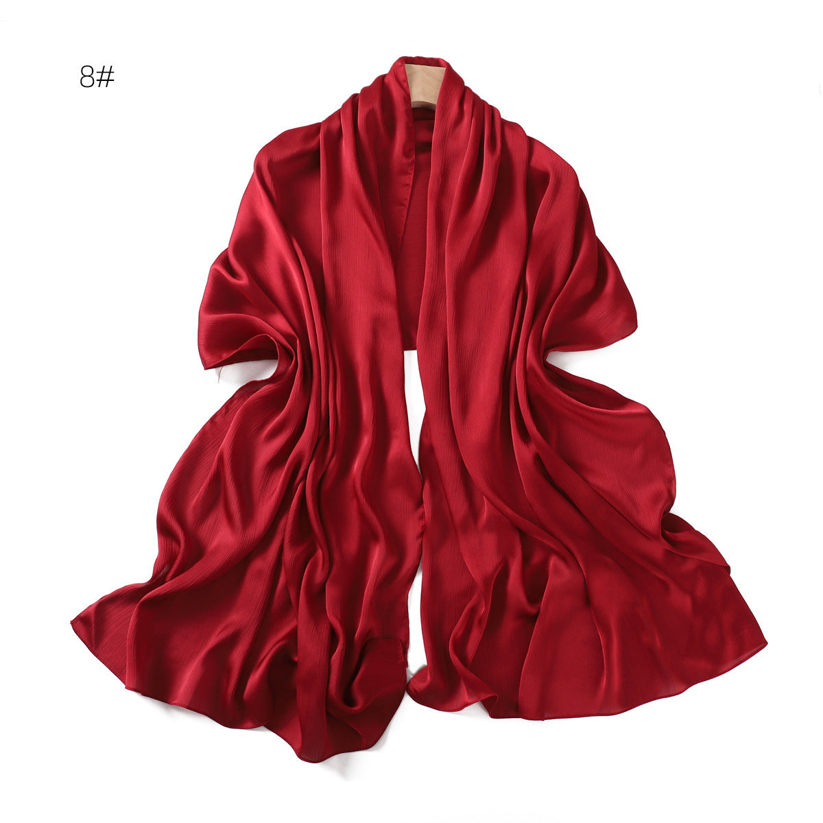 Solid-color Womens Summer Shawl Sunscreen Scarf