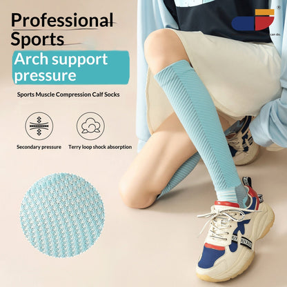 Womens Summer Sports Long Stretch Socks