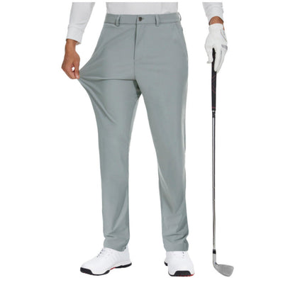 New Men's Outdoor Elastic Quick-Drying Golf Formal Pants Work Business Casual Comfortable Lightweight Trousers