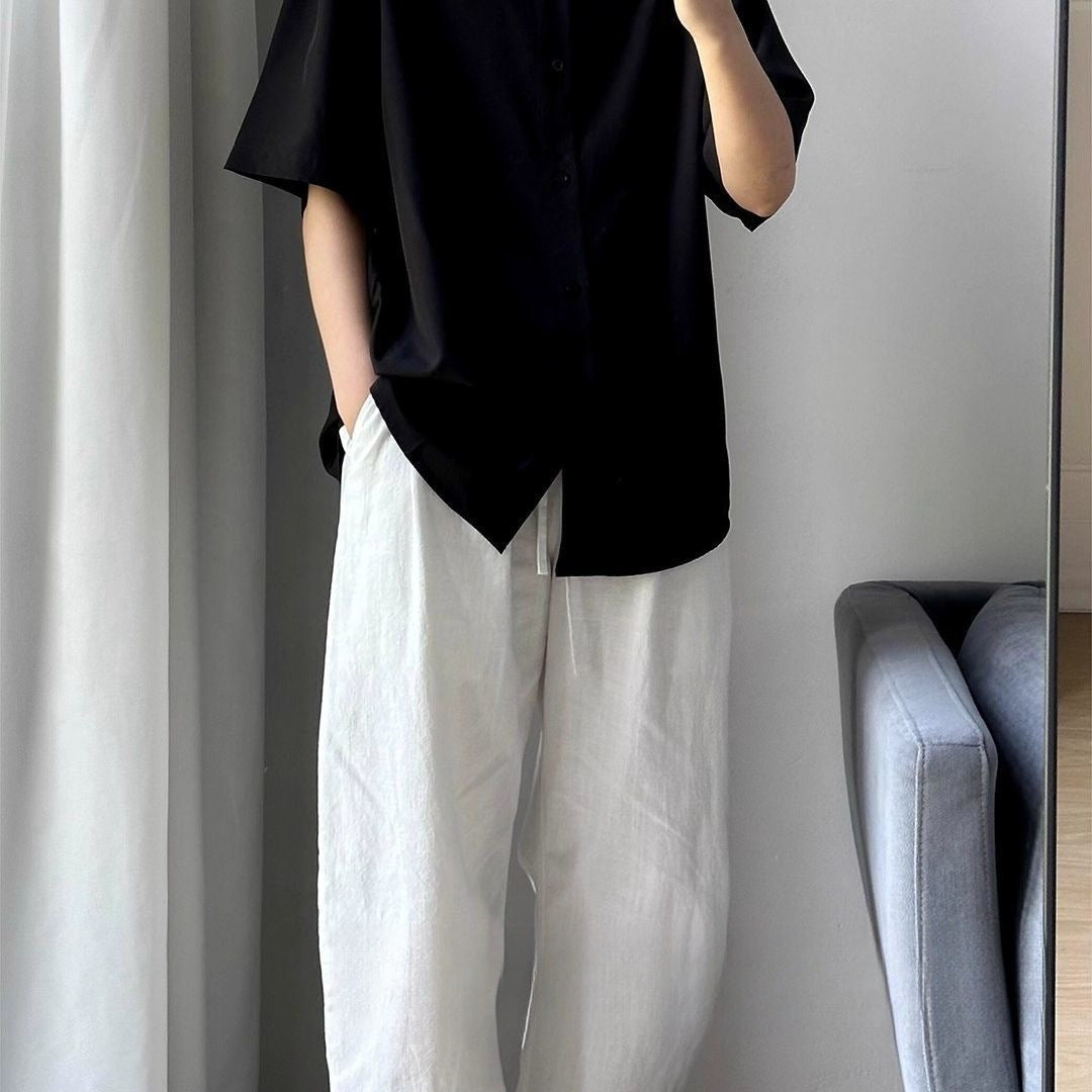 Mens Lightweight, Breathable Linen Pants