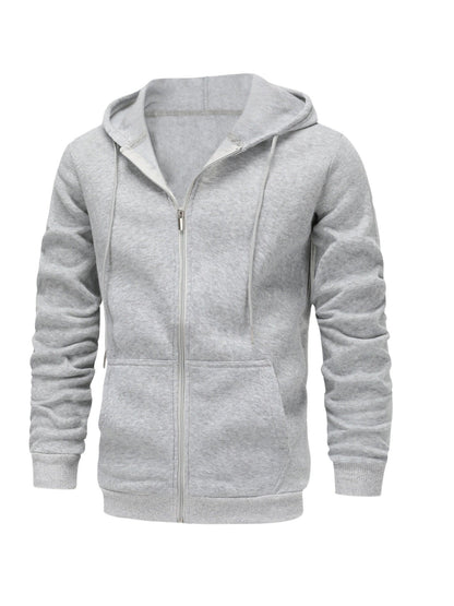 Men's Velvet Padded Hooded Sweatshirt