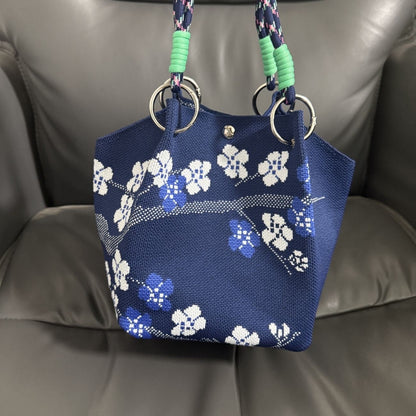 Knitted Tote Bag Commuter-friendly Handbag Simple Style