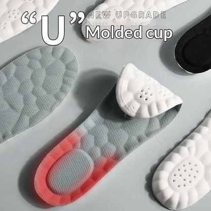Poop-feel Odor-resistant Comfortable Breathable And Sweat-absorbing Insoles For Long Periods Of Standing And Sports