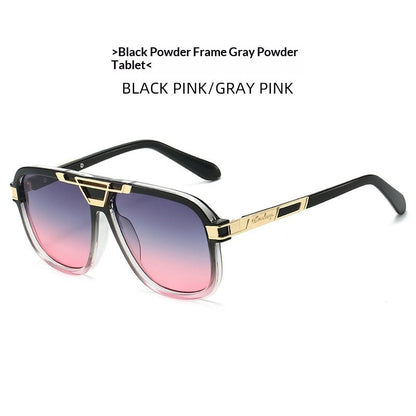 Womens UV-Protective Stylish Dual-Beam Sunglasses
