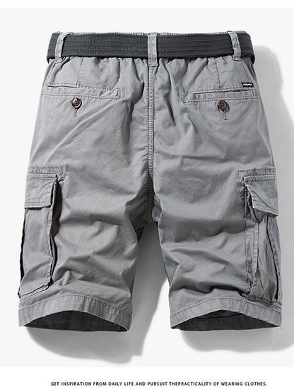 Army Green Cargo Shorts Men's Summer Japanese Style Cityboy Heavy Casual Pants Straight Vintage Pants