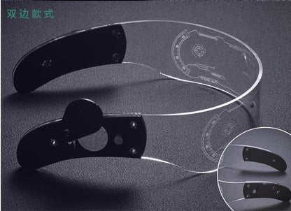 Amazon Led Light Luminous Glasses Trendy Future Technology Sense Douyin Same Style Bar Disco Rechargeable Glasses