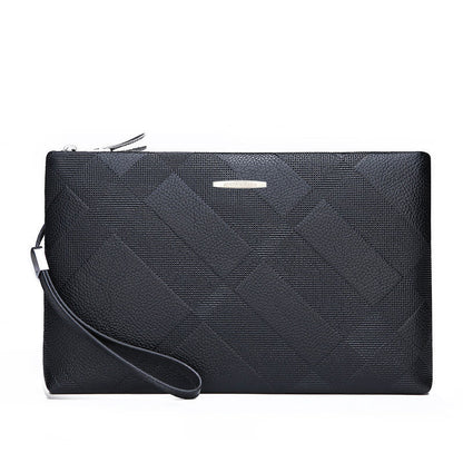 Mens Stylish Soft-leather Casual Large-capacity Clutch Bag
