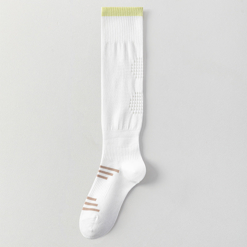 Ultra-thin Lightly Compressive Breathable Calf-length Athletic Socks