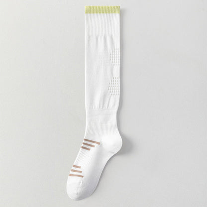 Ultra-thin Lightly Compressive Breathable Calf-length Athletic Socks