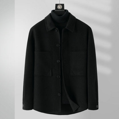 Trench Coat Shirt-style Wool Overcoatnon-cashmere